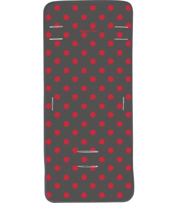 MATELAS DE POUSSETTE ANTHRACITE IMPRIME Sucre Orge