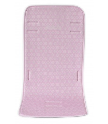 MATELAS DE POUSSETTE ROSE IMPRIME Sucre Orge