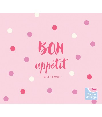 LOT DE 2 BAVOIRS PLASTIFIES ROSE Sucre Orge