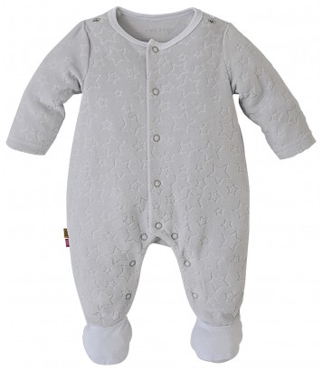 PYJAMA BEBE GRIS + BAVOIR Sucre Orge