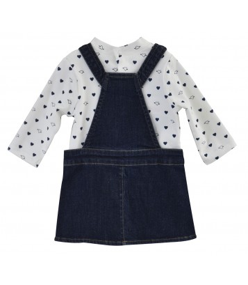 ROBE CHASUBLE JEAN + T-SHIRT Sucre Orge