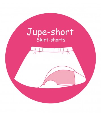 JUPE + T-SHIRT GRIS Sucre Orge