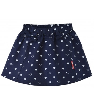 ENSEMBLE JUPE BEBE ECRU/BLEU Sucre Orge