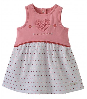 ROBE BEBE FILLE ROSE SANS MANCHES Sucre Orge