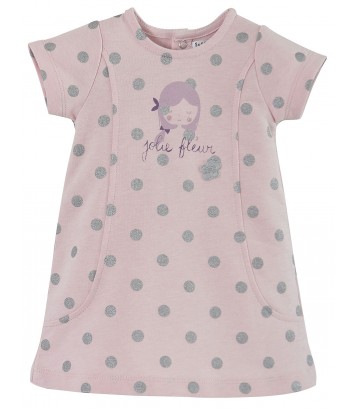 ROBE ROSE A POIS Sucre Orge