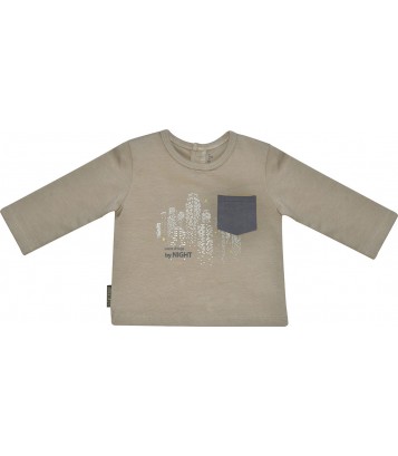 TEE SHIRT GARCON BEIGE Sucre Orge