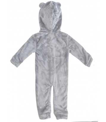 SURPYJAMA A CAPUCHE RAYE 2/8 ANS Sucre Orge
