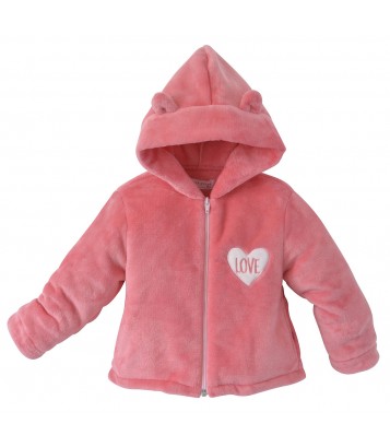 ROBE DE CHAMBRE FILLE ROSE COURTE Sucre Orge