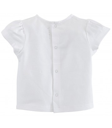 ENSEMBLE T SHIRT ET SALOPETTE COURTE BEBE FILLE Sucre Orge