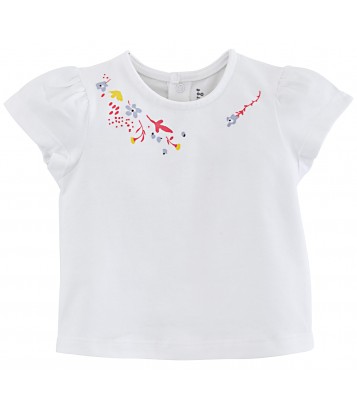 ENSEMBLE T SHIRT ET SALOPETTE COURTE BEBE FILLE Sucre Orge