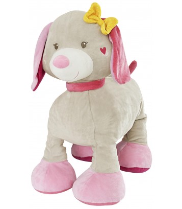 GRANDE PELUCHE RANGE PYJAMA CHIEN Sucre Orge