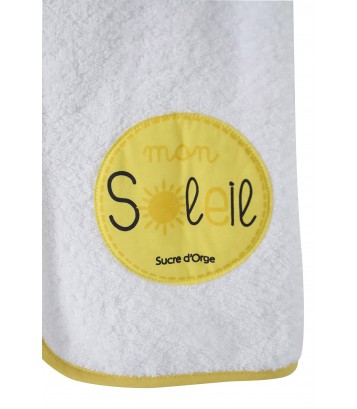 PEIGNOIR AVEC MULES BLANC Sucre Orge