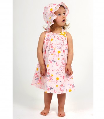 ROBE IMPRIMEE "FLEURS SAUVAGES" Sucre Orge