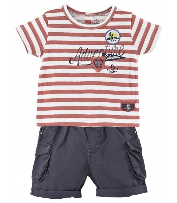 T SHIRT ET SHORT TWILL GARCON Sucre Orge