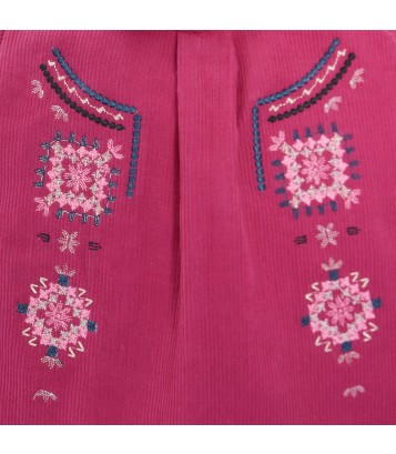 ROBE + COLLANT BEBE FUCHSIA FOLKLORE BABY Sucre Orge