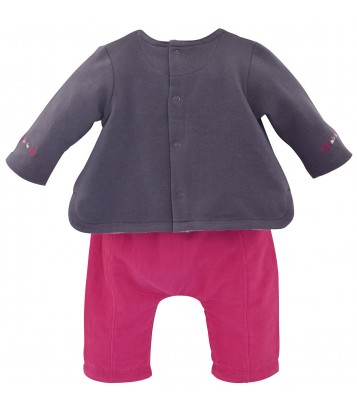 SWEAT + PANTALON BEBE FILLE FOLKLORE BABY Sucre Orge