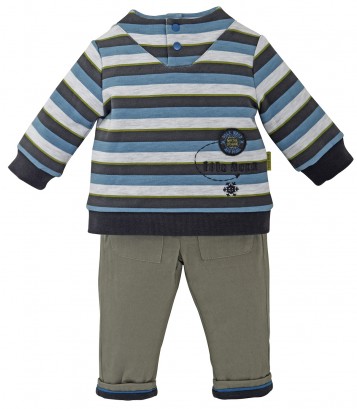 SWEAT PANTALON BEBE GARCON KAKI Ensembles Pantalon b b