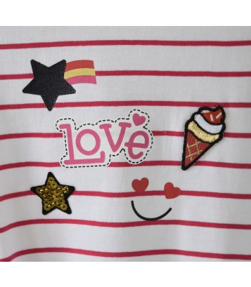 TEE SHIRT ADRIENNE Sucre Orge