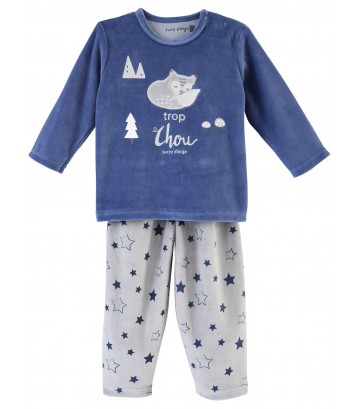 PYJAMA 2 PIECES BLEU MODELE BERNARDO Sucre Orge