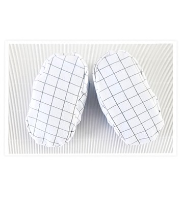 CHAUSSONS BEBE GARCON EN MOLLETON 0/6 MOIS Sucre Orge