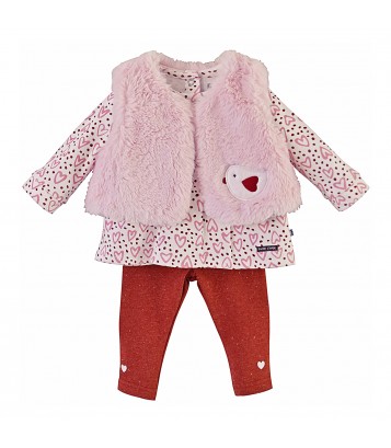 TUNIQUE JEGGING GILET S/S MANCHE DALA Sucre Orge