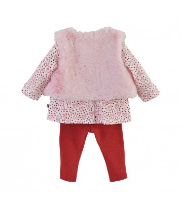 TUNIQUE JEGGING GILET S/S MANCHE DALA Sucre Orge