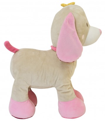 GRANDE PELUCHE RANGE PYJAMA CHIEN SUCRE D'ORGE