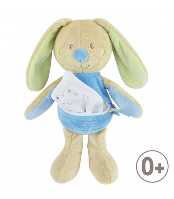 CAJOU DOUDOU LAPIN CIEL
