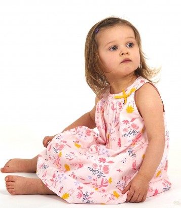 ROBE IMPRIMEE "FLEURS SAUVAGES" Sucre Orge