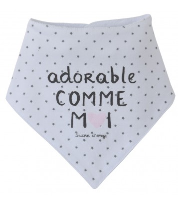 LOT DE 2 BAVOIRS BANDANA AMALIA Sucre Orge