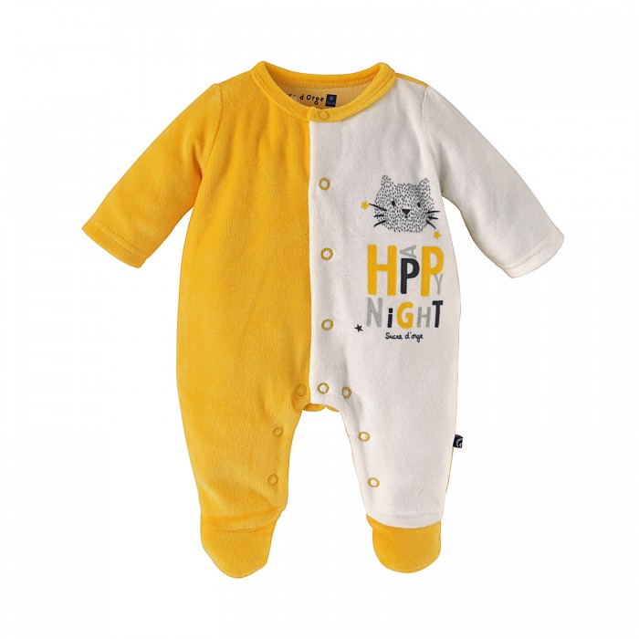 DORS BIEN VELOURS RASE DAMODAR Pyjamas Petits Prix 0 2ANS Bebe Sucre d Orge