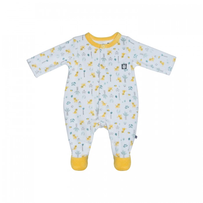 DORS BIEN GERRY VELOURS RASE OUVERTURE DEVANT NAISSANCE Pyjamas dors bien grenouilleres VETEMENTS 0 2 ANS Bebe Sucre d Orge
