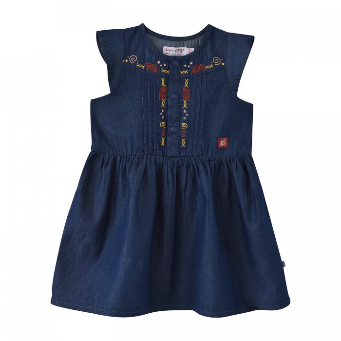 ROBE CHASUBLE ESPERANZA EN JEAN Robe VETEMENTS 2 8 Bebe Sucre d Orge