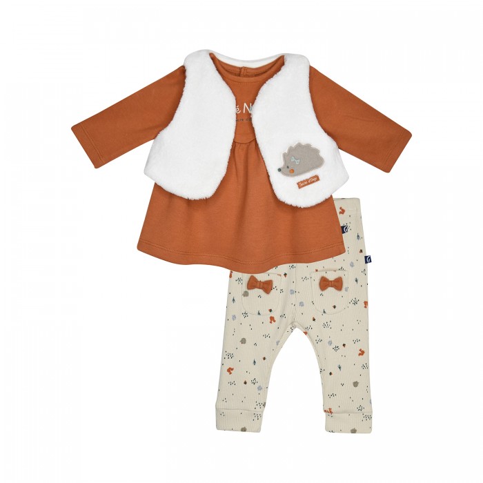 TUNIC PANTALON GILET SS MCHES IDA MAILLE NAISSANCE Ensembles Pantalon bebe VETEMENTS 0 2 ANS Bebe Sucre d Orge