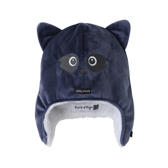Bonnet Peluche Queue Raton Laveur – Bonnet D’hiver Chaud Style Russe Pour Enfants, Idéal Ski Et Plein Air, Taille 49-53 Cm