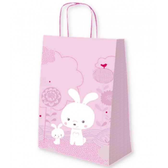 Sac cadeau rose deals