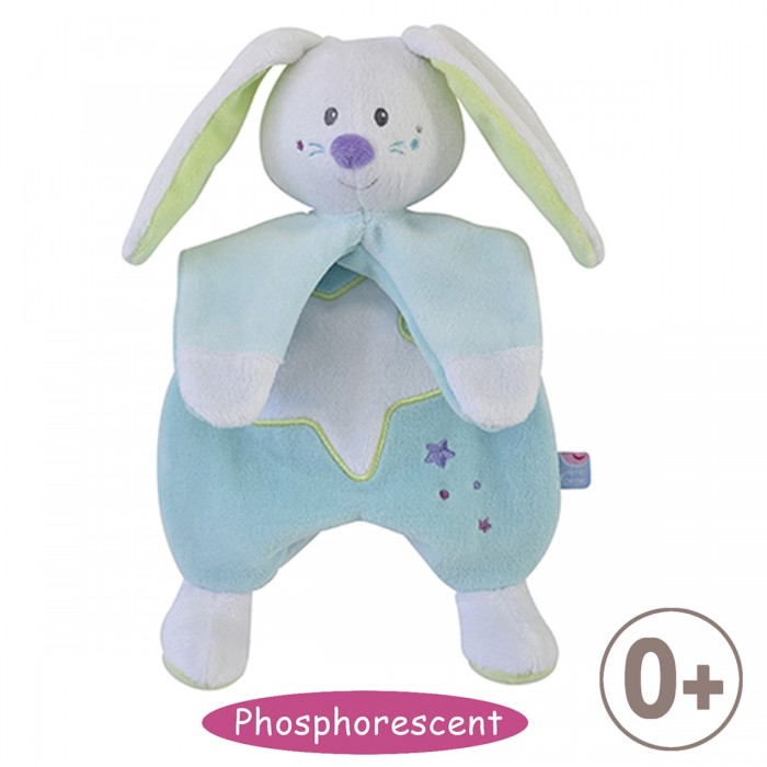 Doudou lapin tout doux naissance fille