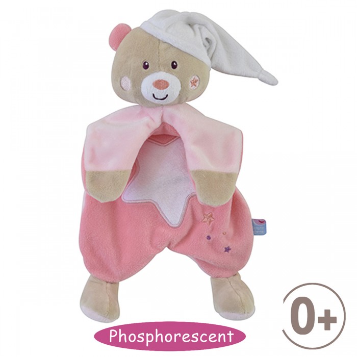 DOUMOU MAGIDOUX OURS PHOSPHORESCENT SOS Doudou DOUDOUS JOUETS Bebe Sucre d Orge