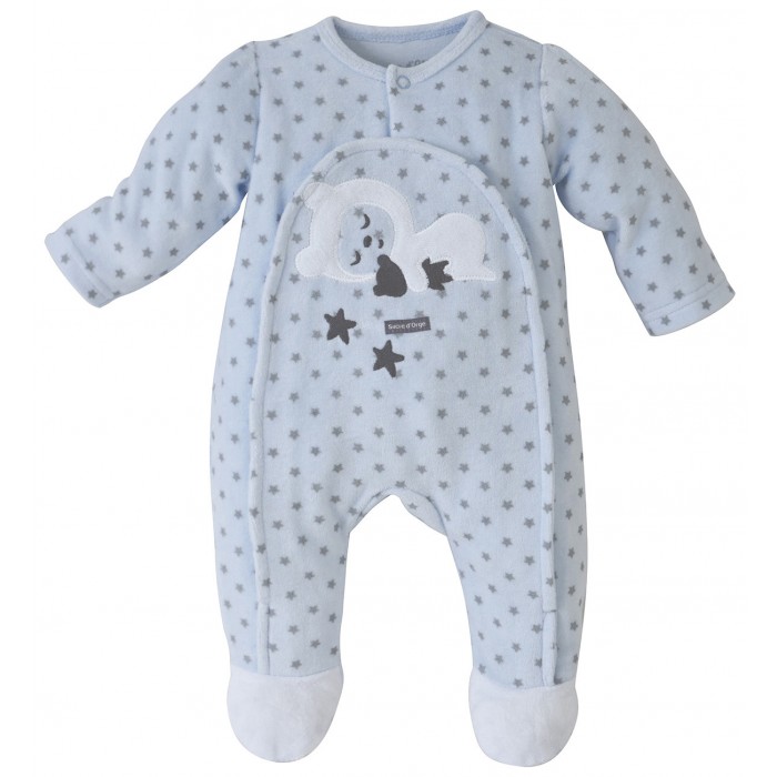 Pyjama Bebe Bleu Imprime Etoiles Vetements Accessoires Bebe Bleus Vetement Bebe Bebe Sucre D Orge