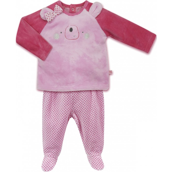 PYJAMA 2 PIECES FILLE SUCRE D ORGE PYJAMA PARTY 0 2ANS Bebe Sucre d Orge