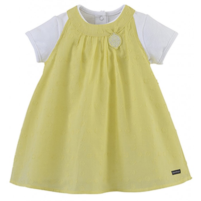 ROBE BEBE JAUNE Robes Ensembles robe Jupes bebe VETEMENTS 0 2 ANS Bebe Sucre d Orge