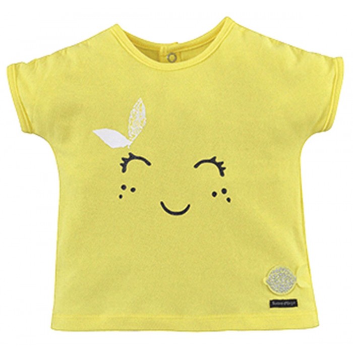 T shirt fille jaune clearance