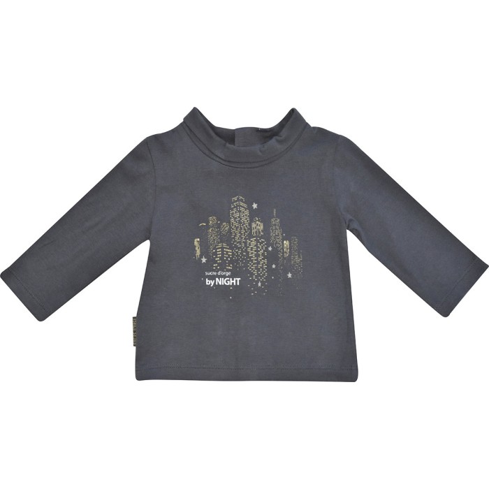 Sous Pull Bebe Garcon Anthracite Tee Shirts Tops Sous Pulls Bebe Vetement Bebe Bebe Sucre D Orge