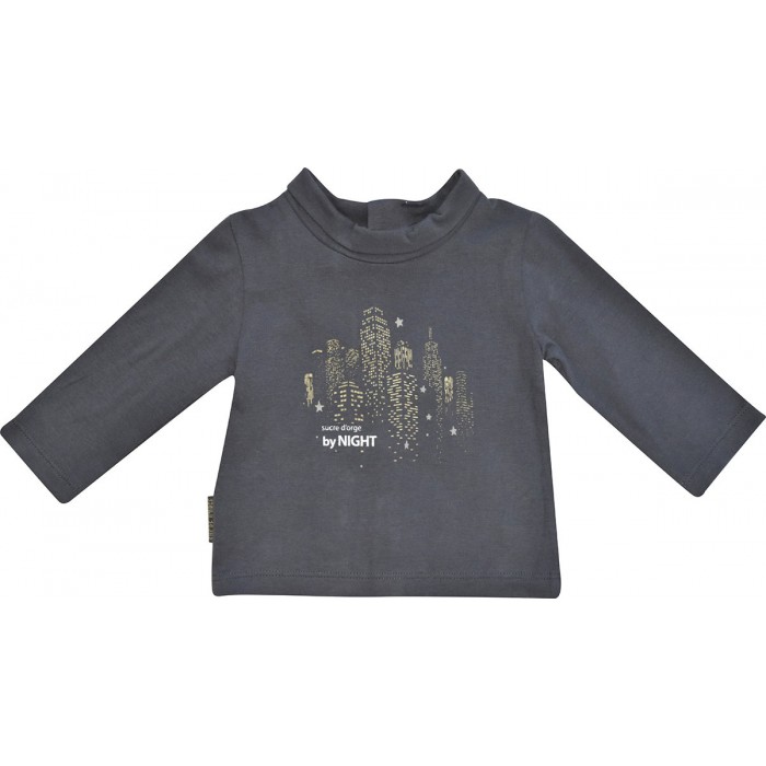 SOUS PULL BEBE GARCON ANTHRACITE Tee shirt Top VETEMENTS 0 2 ANS Bebe Sucre d Orge