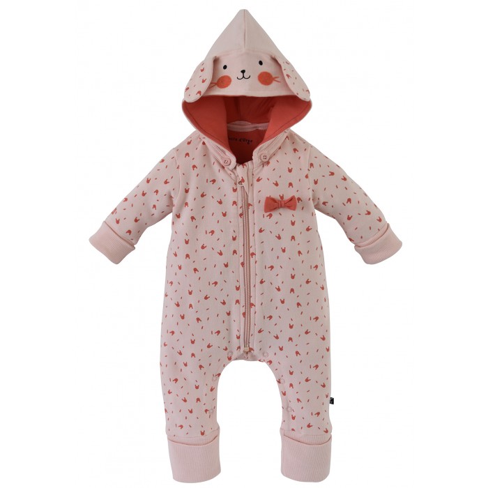 COMBINAISON A CAPUCHE BEBE FILLE LE BIO VETEMENTS 0 2 ANS Bebe Sucre d Orge