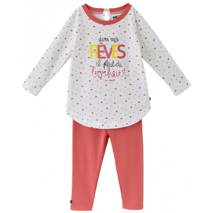 PYJAMA 2 PIECES FILLE 2/8 ANS LA NUIT - Pyjamas enfant - VÊTEMENT