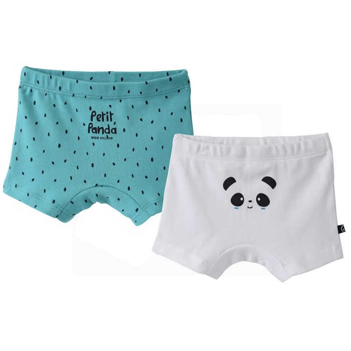 Lot De Deux Boxers Bebe Garcon Le Bio Vetement Bebe Bebe Sucre D Orge