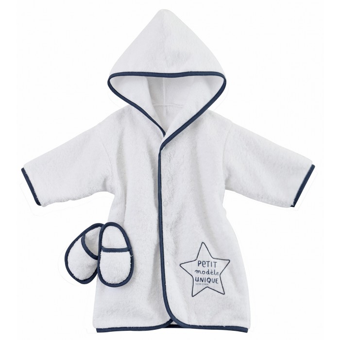 Peignoir Et Mules Bebe Alican Vetements Accessoires Bebe Bleus Vetement Bebe Bebe Sucre D Orge