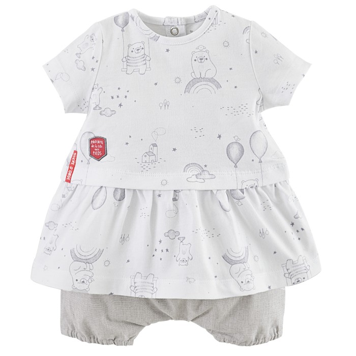 robe et bloomer bebe fille