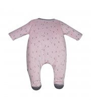 PYJAMA NAISSANCE FABIENNE VELOURS RASE Sucre Orge